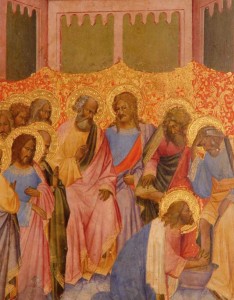 Lavement des pieds, San Miniato al Monte, Florence, (Italie)