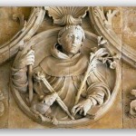 Saint Dominique. Détail dans le couvent de Salamanque.