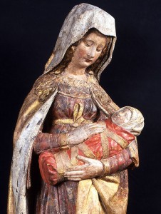 Vierge d'Autun (XVe) dite Vierge Bulliot (Musée Rolin. Autun)