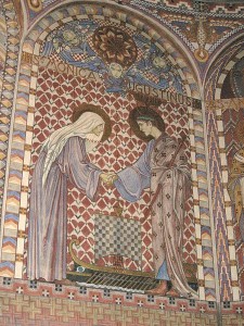 Sainte Monique et saint Augustin Uppenbarelsekyrkan, kor, Suède