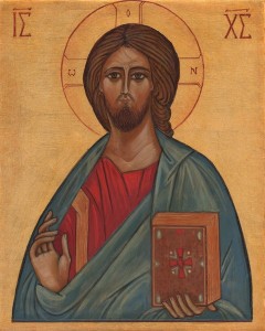 Christ Icône Bénédictines du Mont des Oliviers. Jérusalem