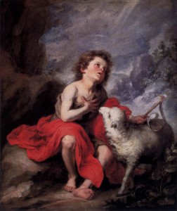 Saint Jean Baptiste enfant Bartolomé Esteban Murillo (1665)