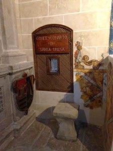 Confessional de Ste Thérèse d'Avila
