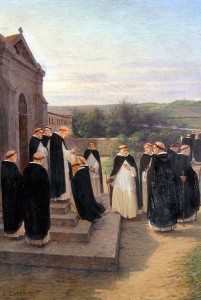 Saint Dominique envoyant les frères à travers le monde. (coll. Assoc. Véritas)