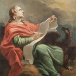 Saint Jean l'Évangéliste. Attribué à Jean-Baptiste Marie Pierre (1714-1789)